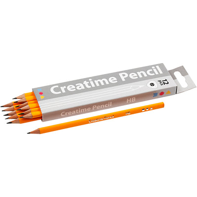 Crayons HB Dureté - Épaisseur 7 mm, 12e.