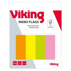 Index paper office depot 20x50mm assortis néon amovibles inscriptibles 200 feuilles