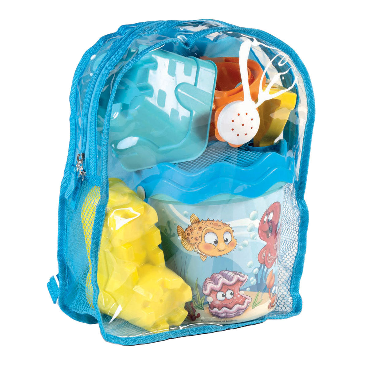 Le sac à dos Androni avec des animaux conjugaux set à plage, 7dlg.