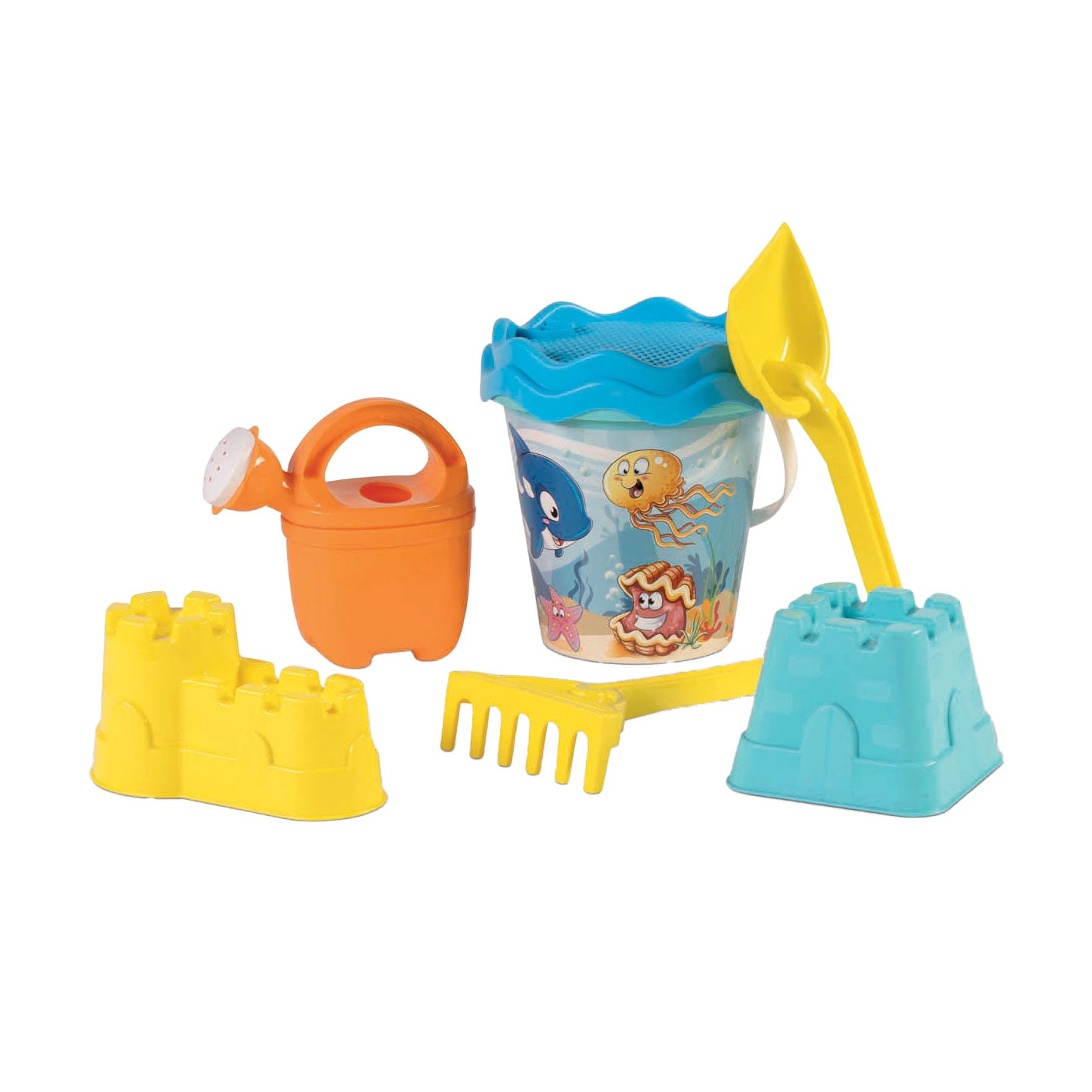 Le sac à dos Androni avec des animaux conjugaux set à plage, 7dlg.