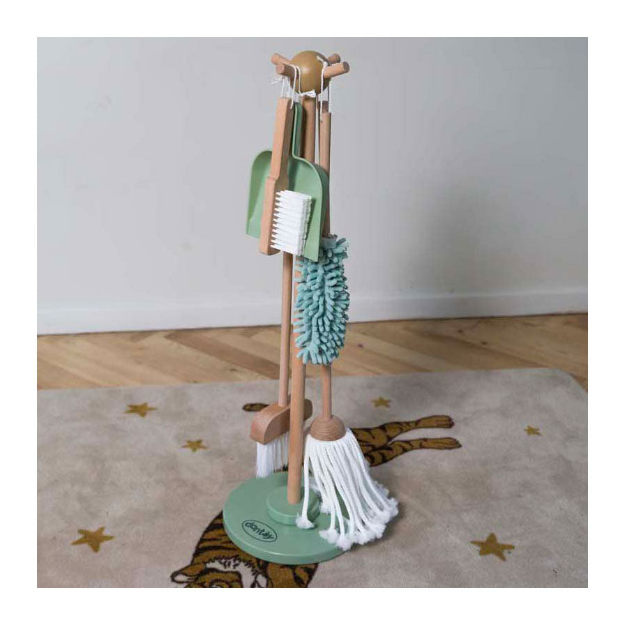 Ensemble de nettoyage en bois Dantoy, 6dlg.