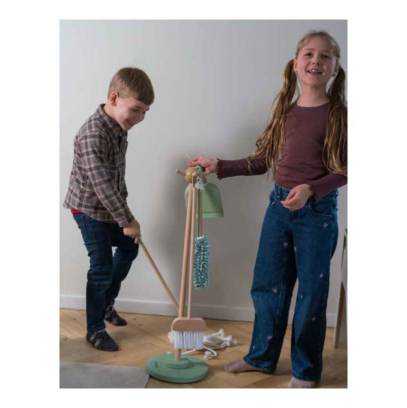 Ensemble de nettoyage en bois Dantoy, 6dlg.