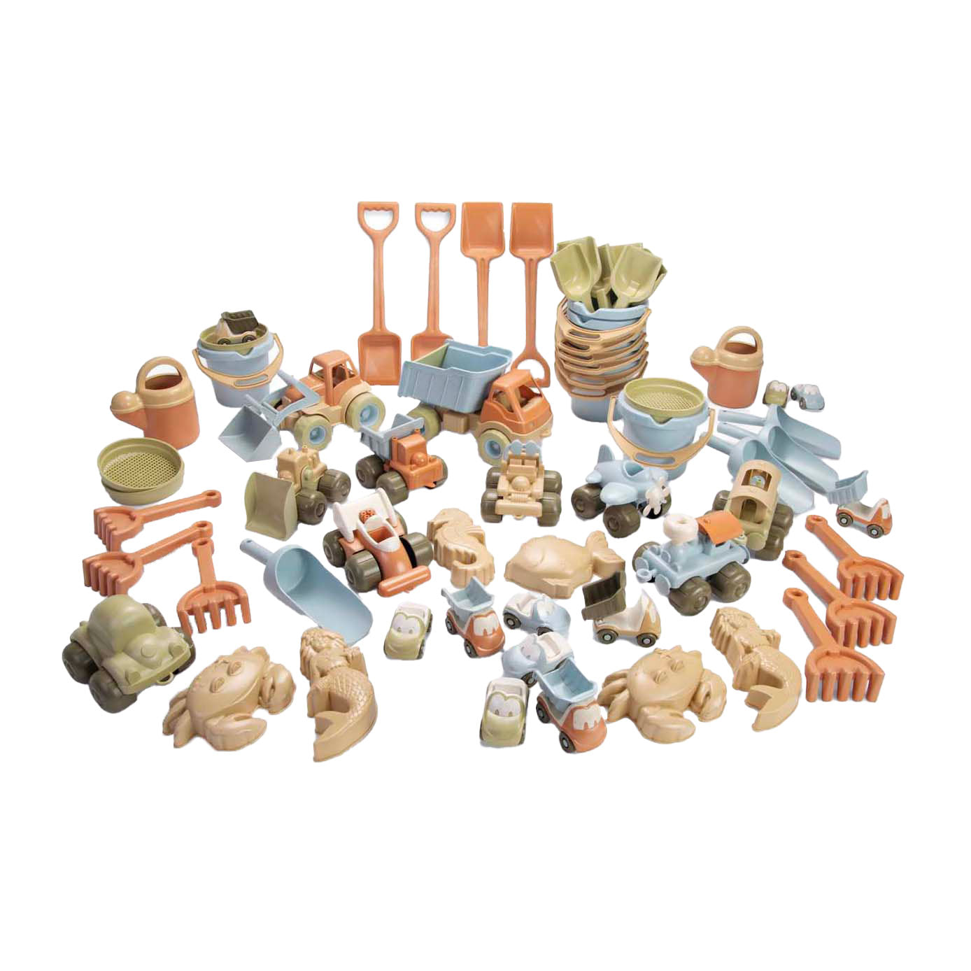 Dantoy Sand Play set avec des véhicules, 62dlg.