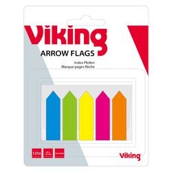 Index fléché office depot 45x12mm assortis fluo repositionnables inscriptibles 125 feuilles