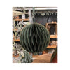 HBx natural living boule de Noël papier 15cm vert