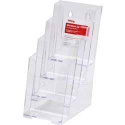 Porte-brochures multiple od 1 3 a4 4 compartiments debout