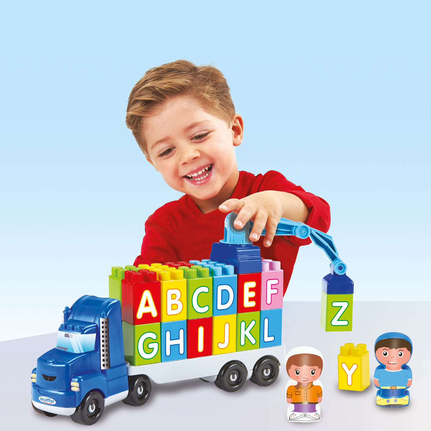 Camion Abrick avec un robinet et des lettres