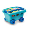 Blocs de construction Ecoiffier dans le wagon de stockage, 30dlg.