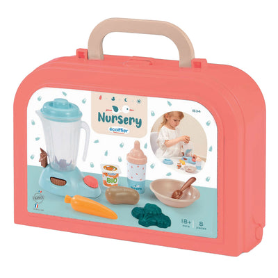 Ecoiffier Care - Ensemble de nourriture pour bébé dans le cas, 8DLG.