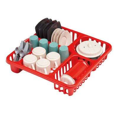 Égouttoir à vaisselle coloré Ecoiffier avec accessoires, 30cm