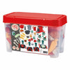 Vaisselle 100% chef Ecoiffier en coffret de rangement - 70 pièces.