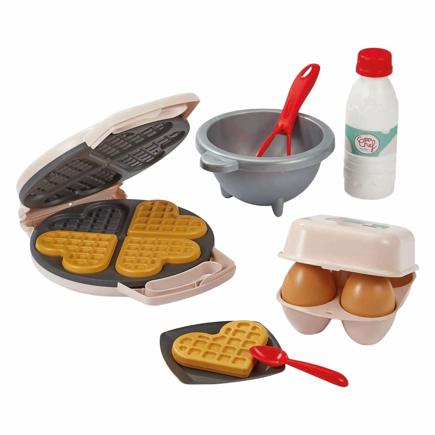 Gaufrier Ecoiffier 100% chef - 19 pcs.