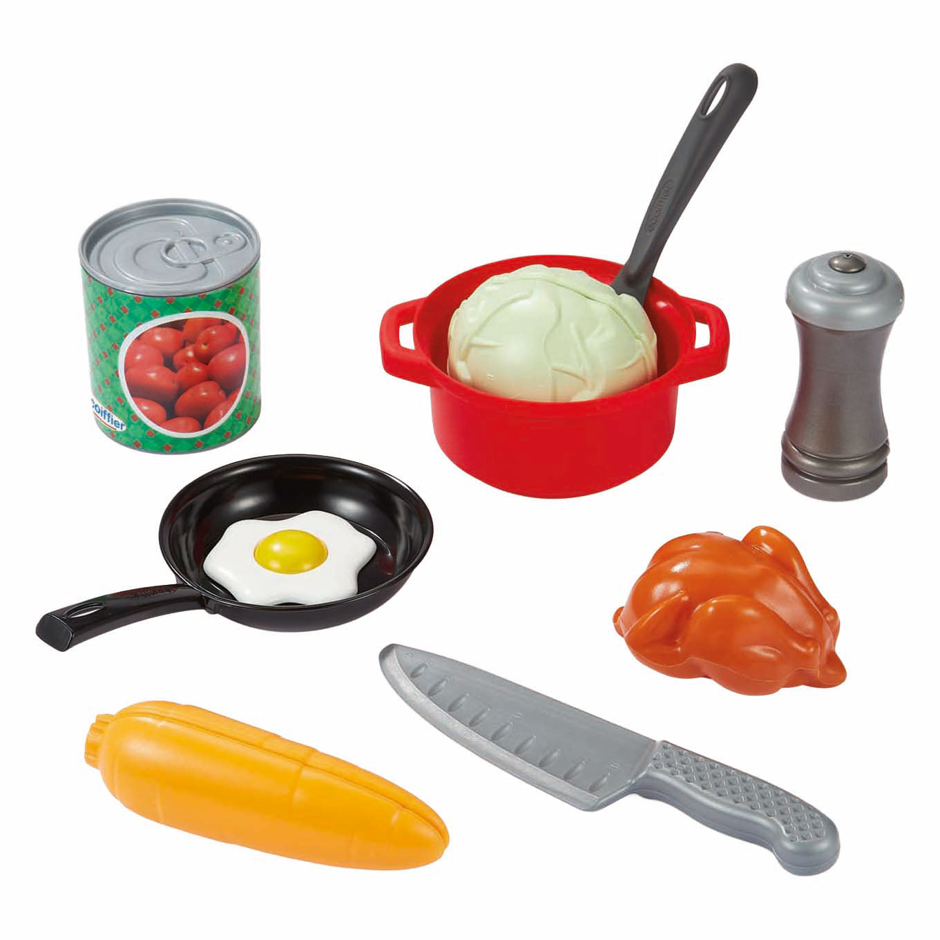 Poêle de chef 100% Ecoiffier - 14 pcs.