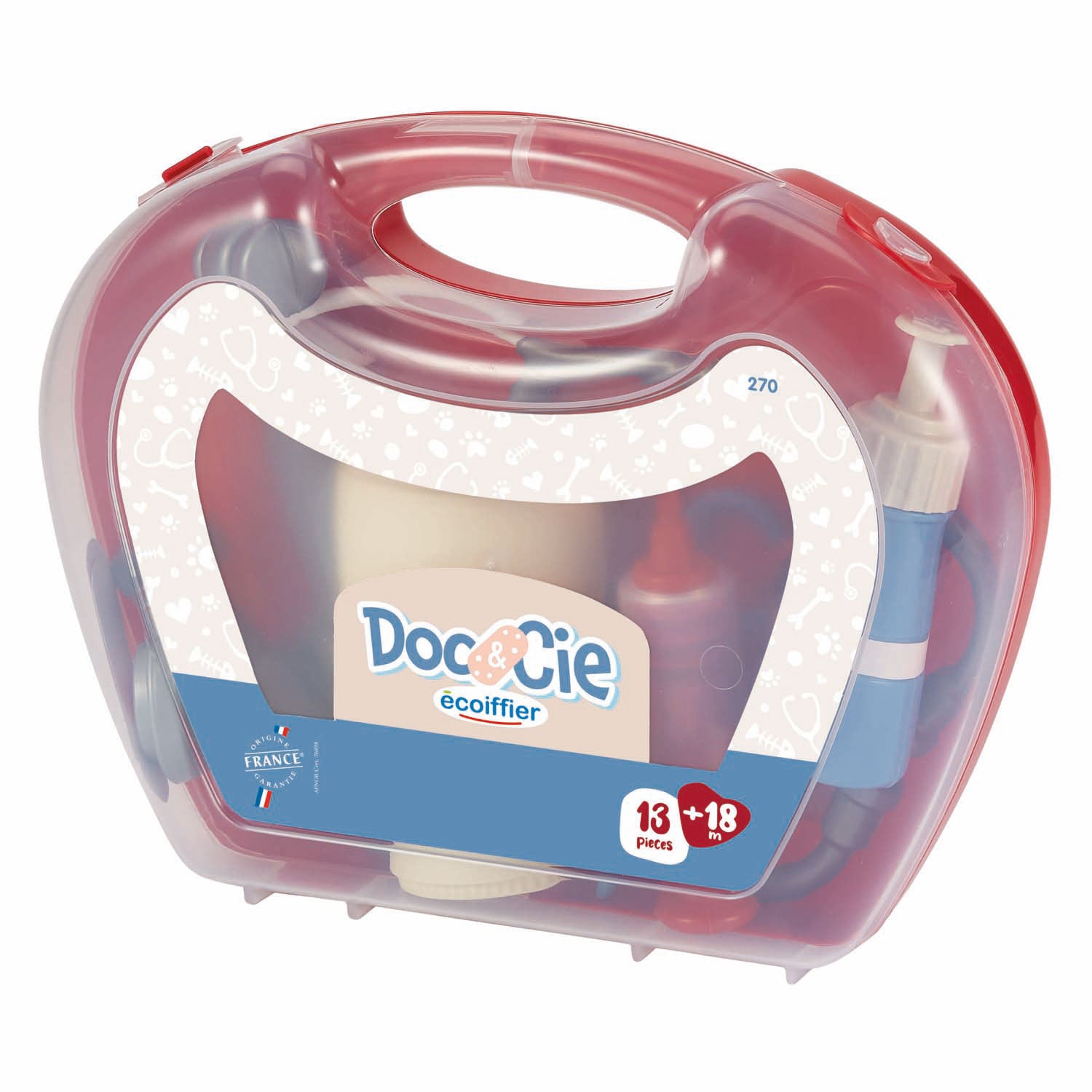 Mallette de médecin Ecoiffier - 13 pcs.