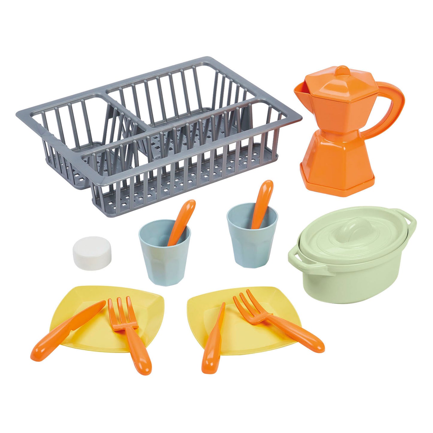 Ecoiffier eociffier vert azur cuisine couleur sauge - 17 pcs.