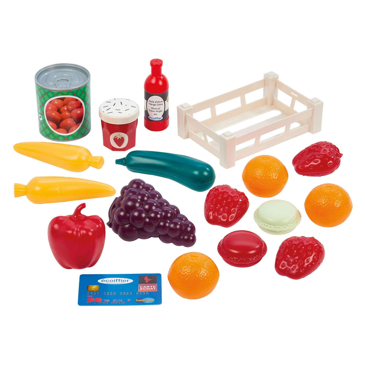Comptoir et caddie de magasin 100% chef Ecoiffier - 20 pcs.