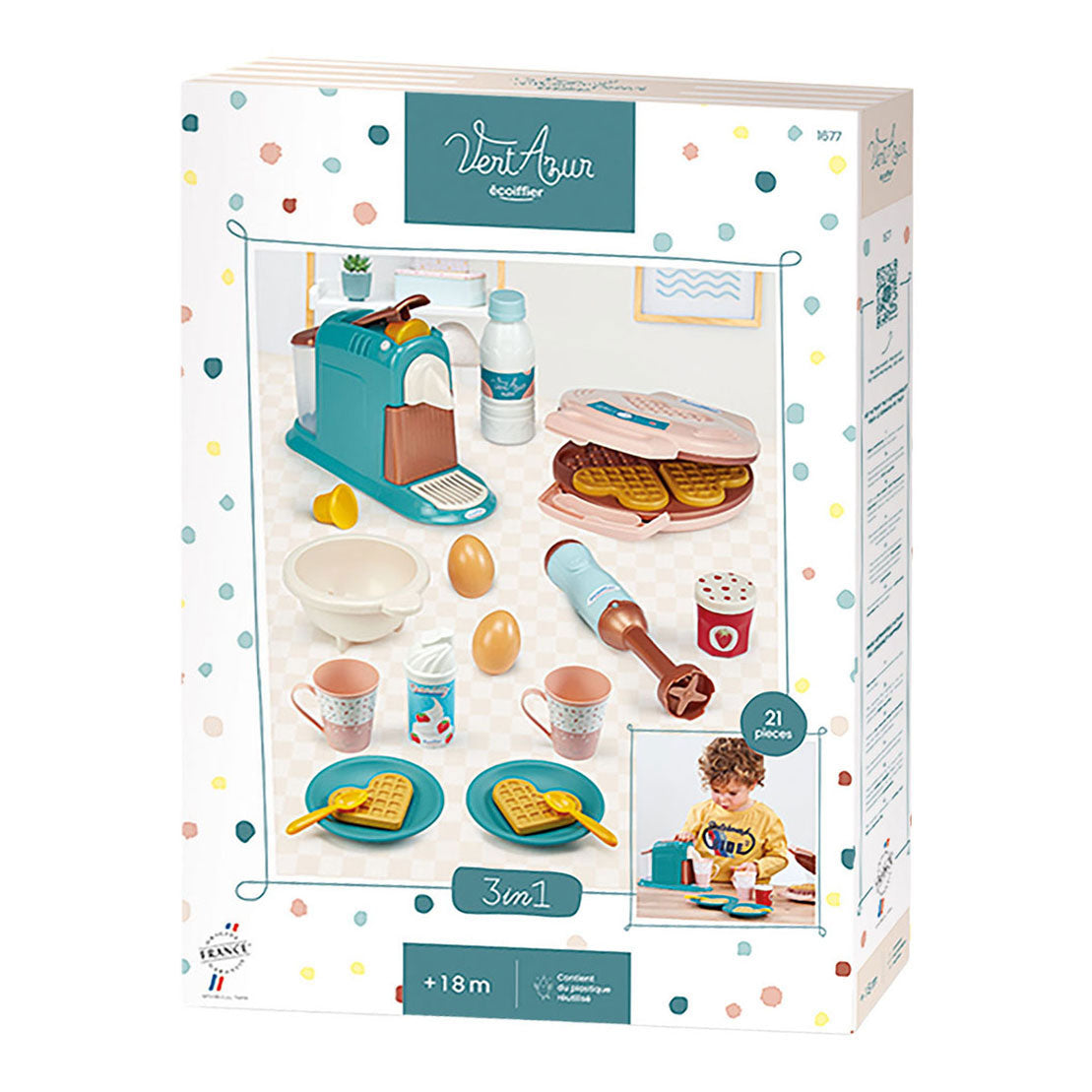 Coffret 3en1 Ecoiffier l'heure du café - 21 pcs.