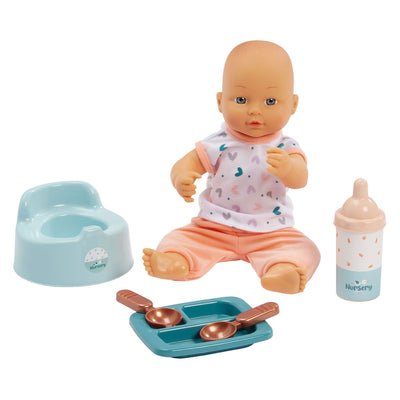 Chambre bébé 3en1 Ecoiffier avec poupon - 8 pièces.