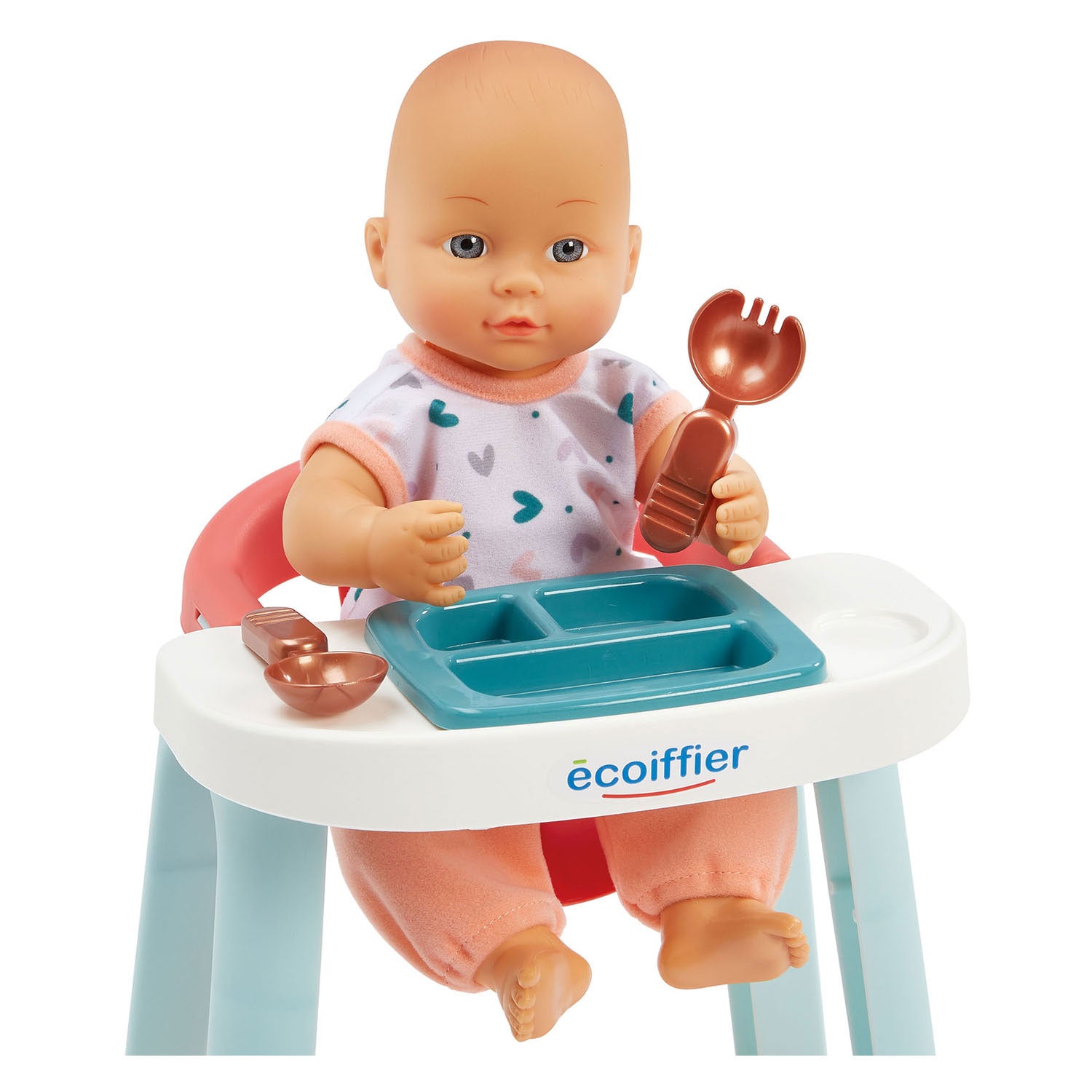 Chambre bébé 3en1 Ecoiffier avec poupon - 8 pièces.