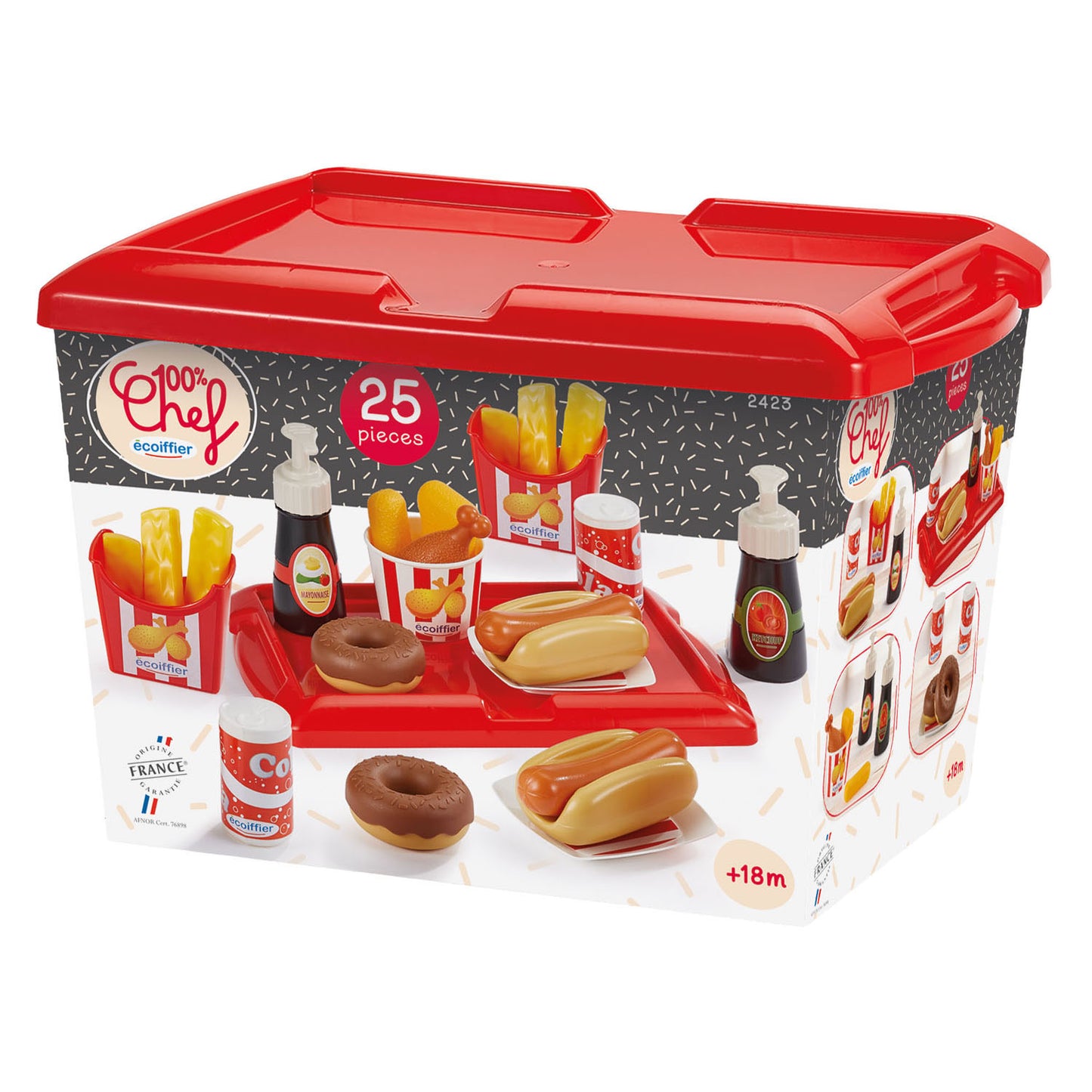 Ensemble à hot dog Ecoiffier - 25 pcs.