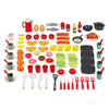 Set nourriture et vaisselle Ecoiffier - 100pcs.
