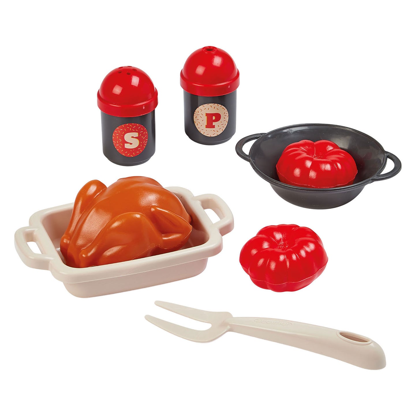 Set nourriture et vaisselle Ecoiffier - 100pcs.
