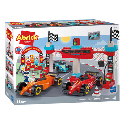 Ecoiffier Abrick blocs de construction formule 1 grand prix avec 3 véhicules