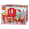 Caserne de pompiers Ecoiffier Abrick avec 3 véhicules