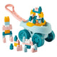 Chariot abrick Ecoiffier avec 40 blocs de construction