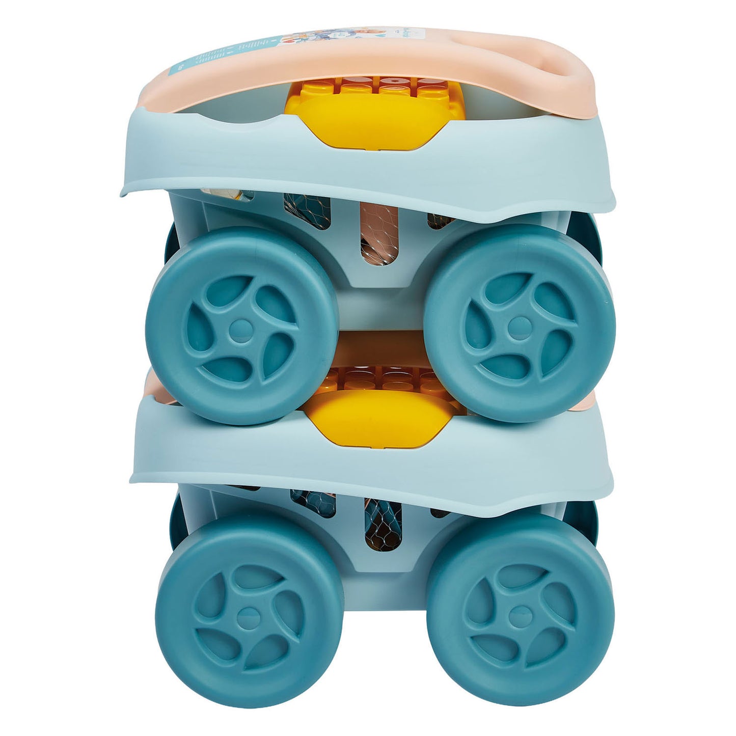 Chariot abrick Ecoiffier avec 40 blocs de construction