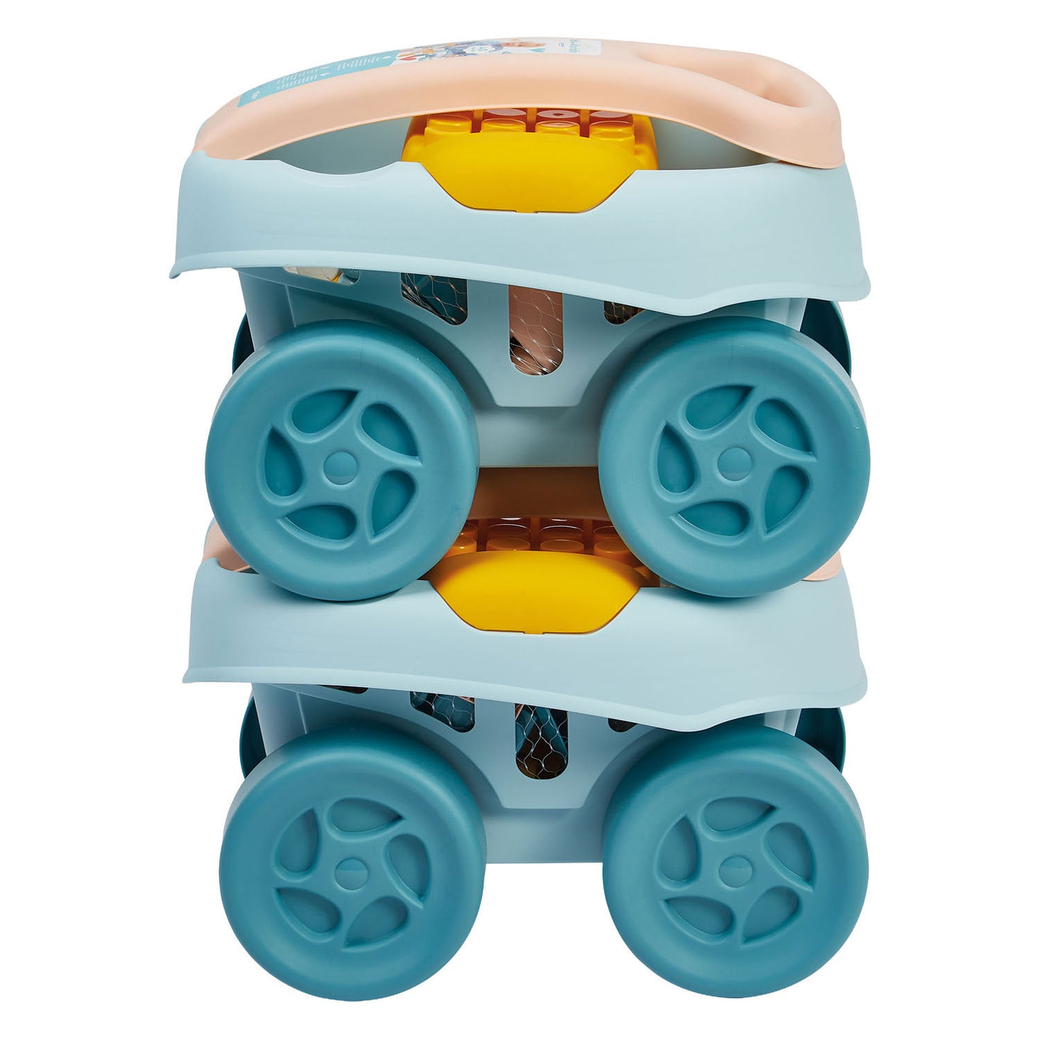 Chariot abrick Ecoiffier avec 40 blocs de construction