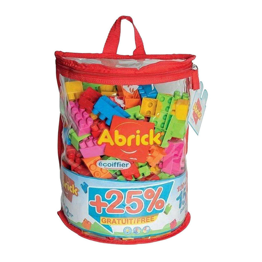 Sac abrick Ecoiffier avec 150 blocs de construction