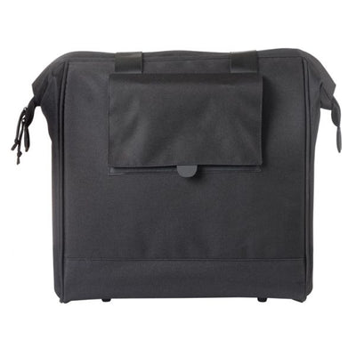 Basil sac grand vélo shopper noir | crochets micro | 23l