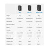 Pompe de batterie électrique cycplus as2 cube max noir