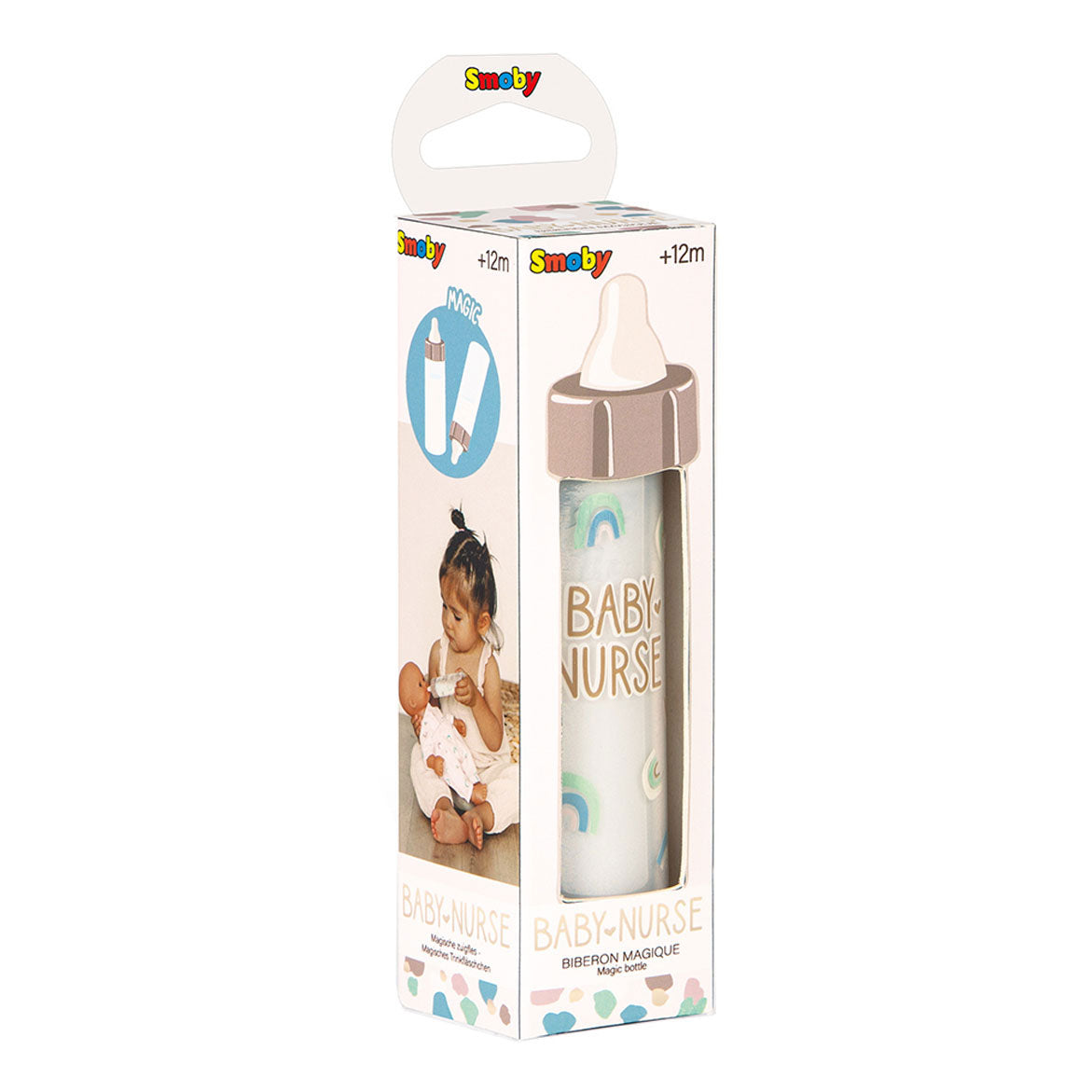 Smoby - Baby Nurse Magical Drinking Bottle