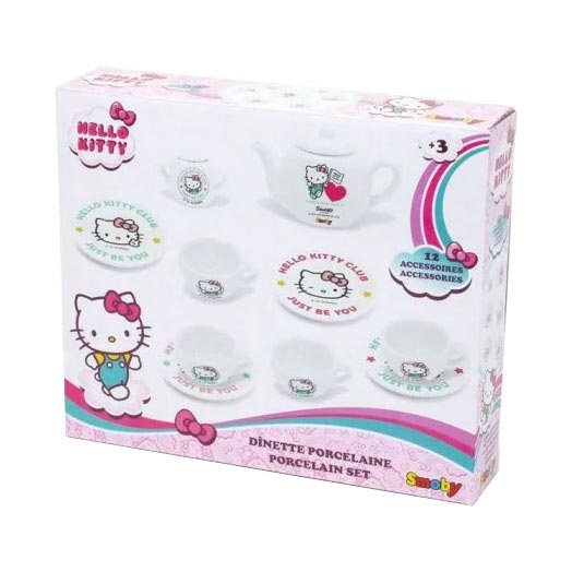 Smoby Hello Kitty Porcelain Tea set 12dlg.