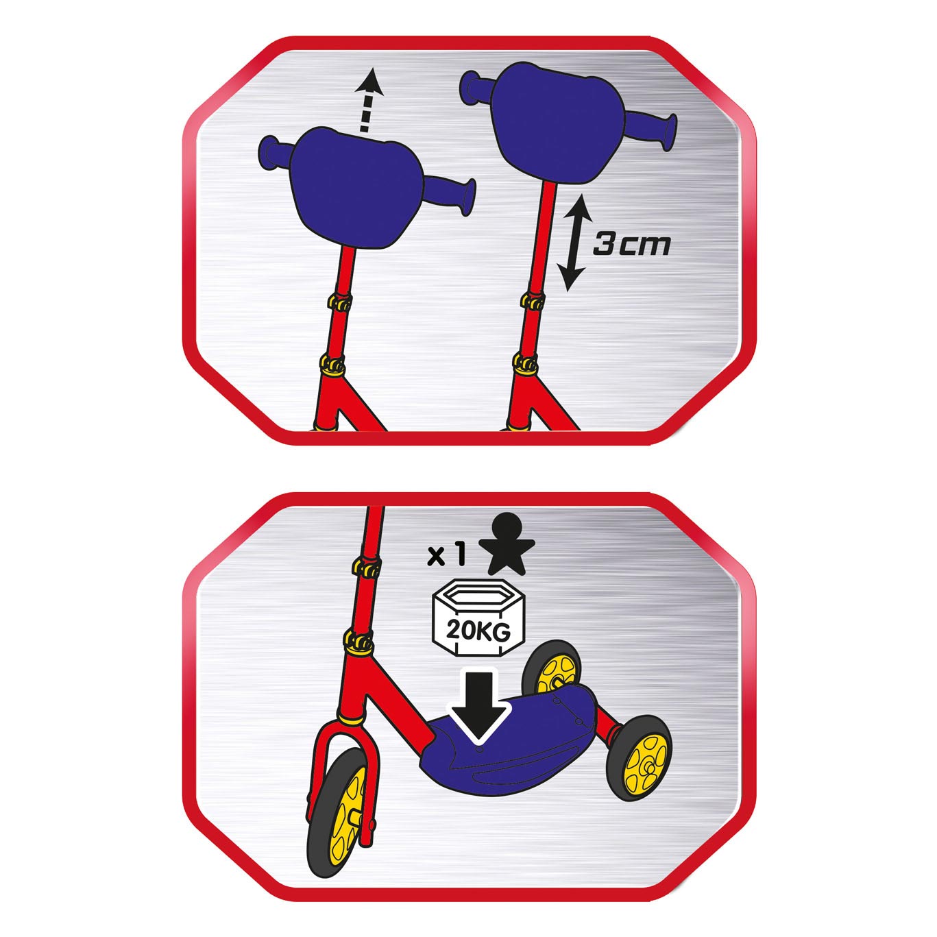 Smoby Smoby Scooter à 3 roues