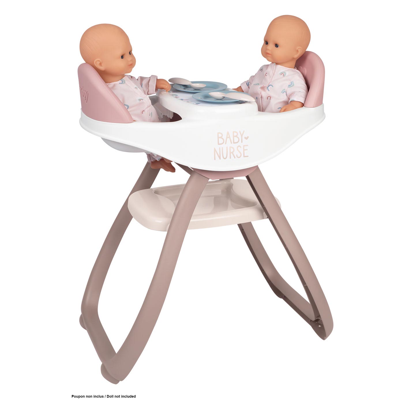 Smoby - chaise bébé infirmière pour bébé pour 2 poupées