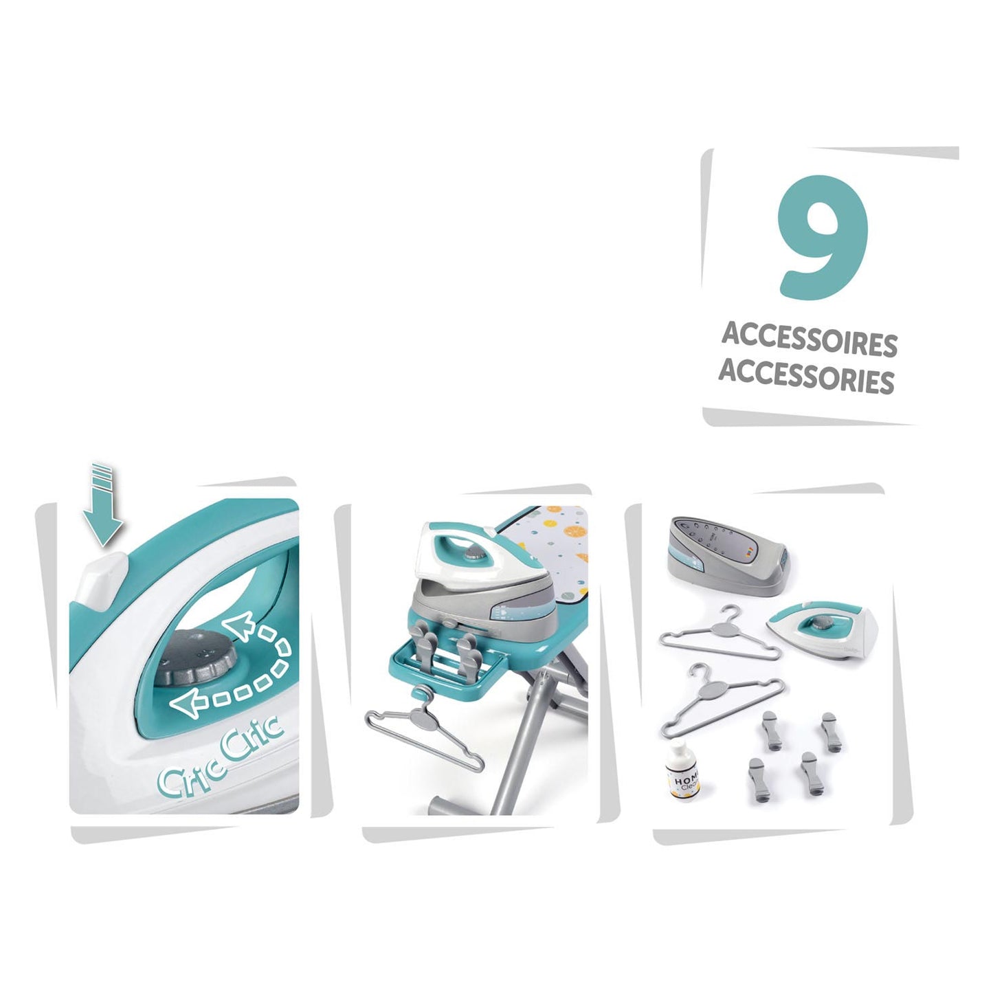Smoby Ironing Board avec Iron 9-Chice