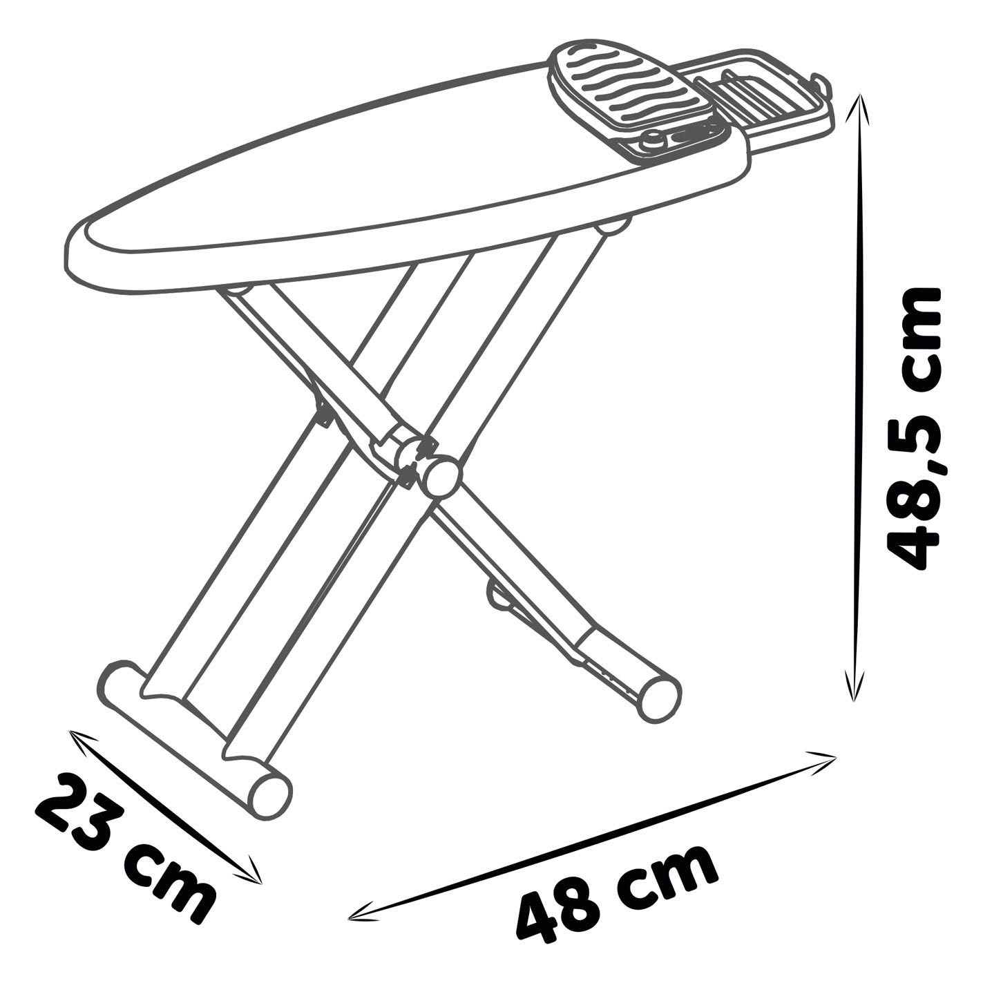 Smoby Ironing Board avec Iron 9-Chice