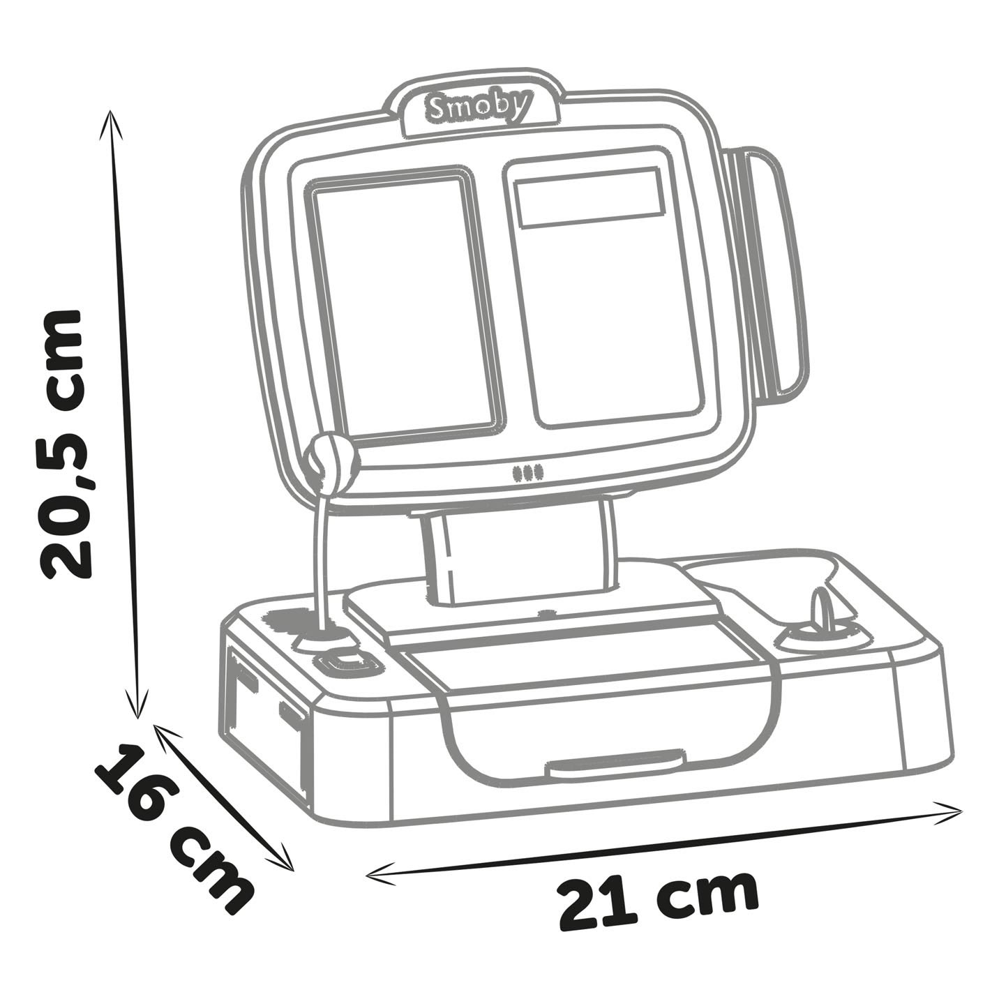 Smoby Kassa avec accessoires 30dlg.