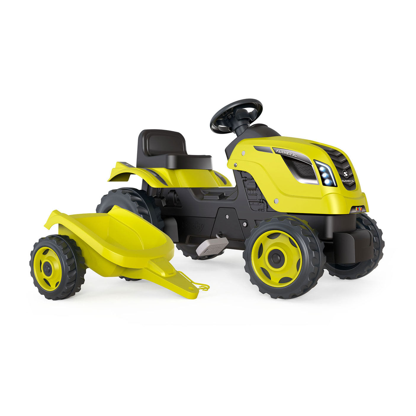 Smoby Farmer XL Stepractor avec remorque Green