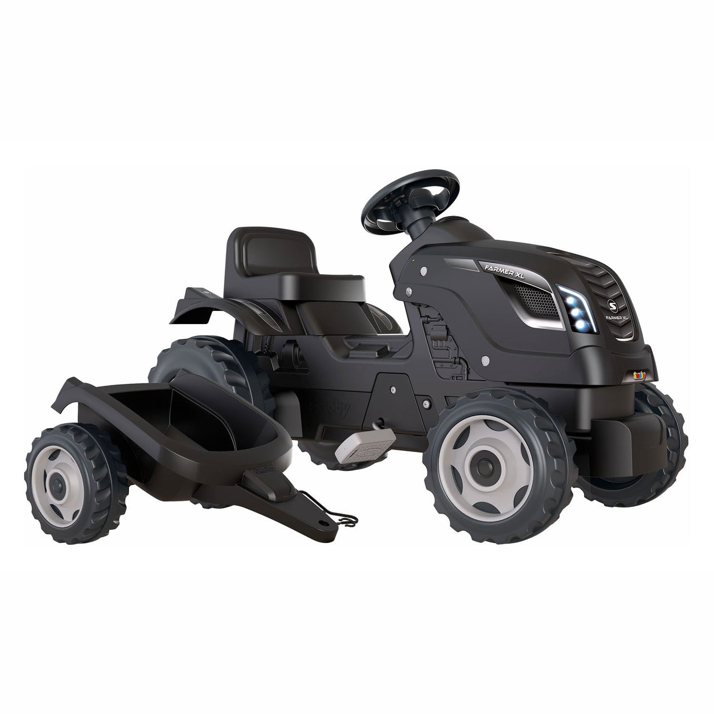 Smoby Farmer XL Stepractor avec remorque noir