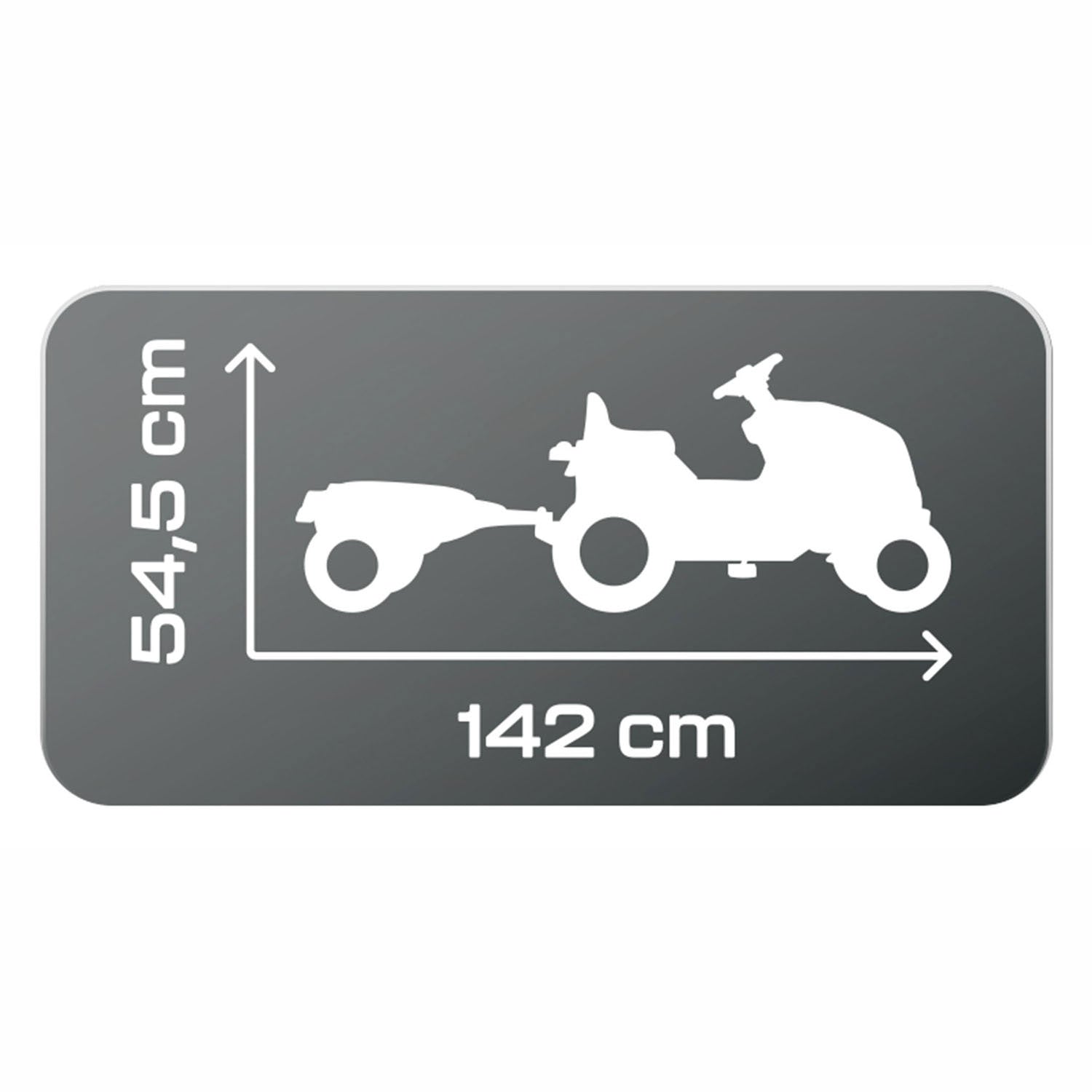 Smoby Farmer XL Stepractor avec remorque noir