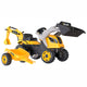 Smoby Builder Max Excavator Tracteur avec remorque jaune