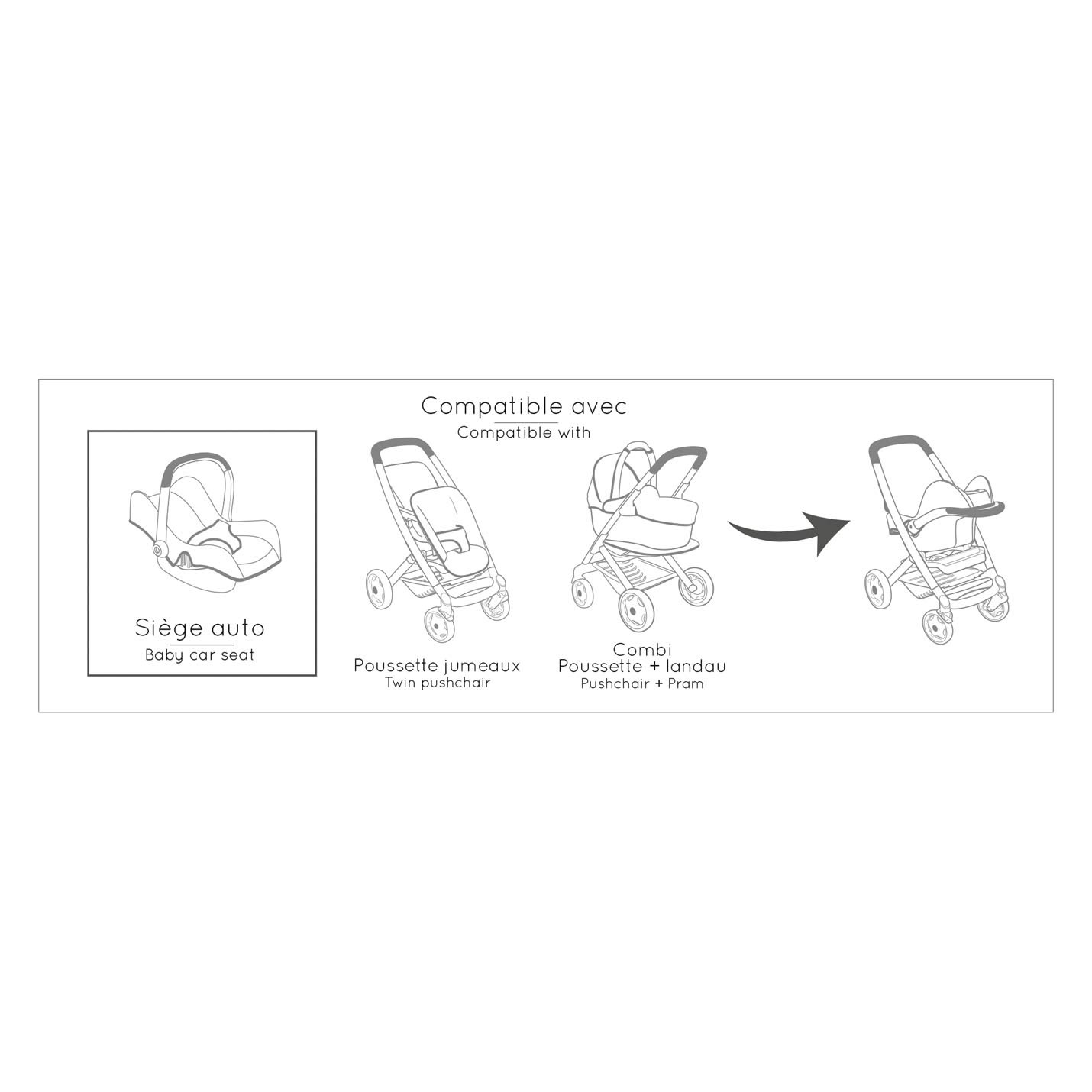 Smoby - Maxi -Cosi Sage 3in1
