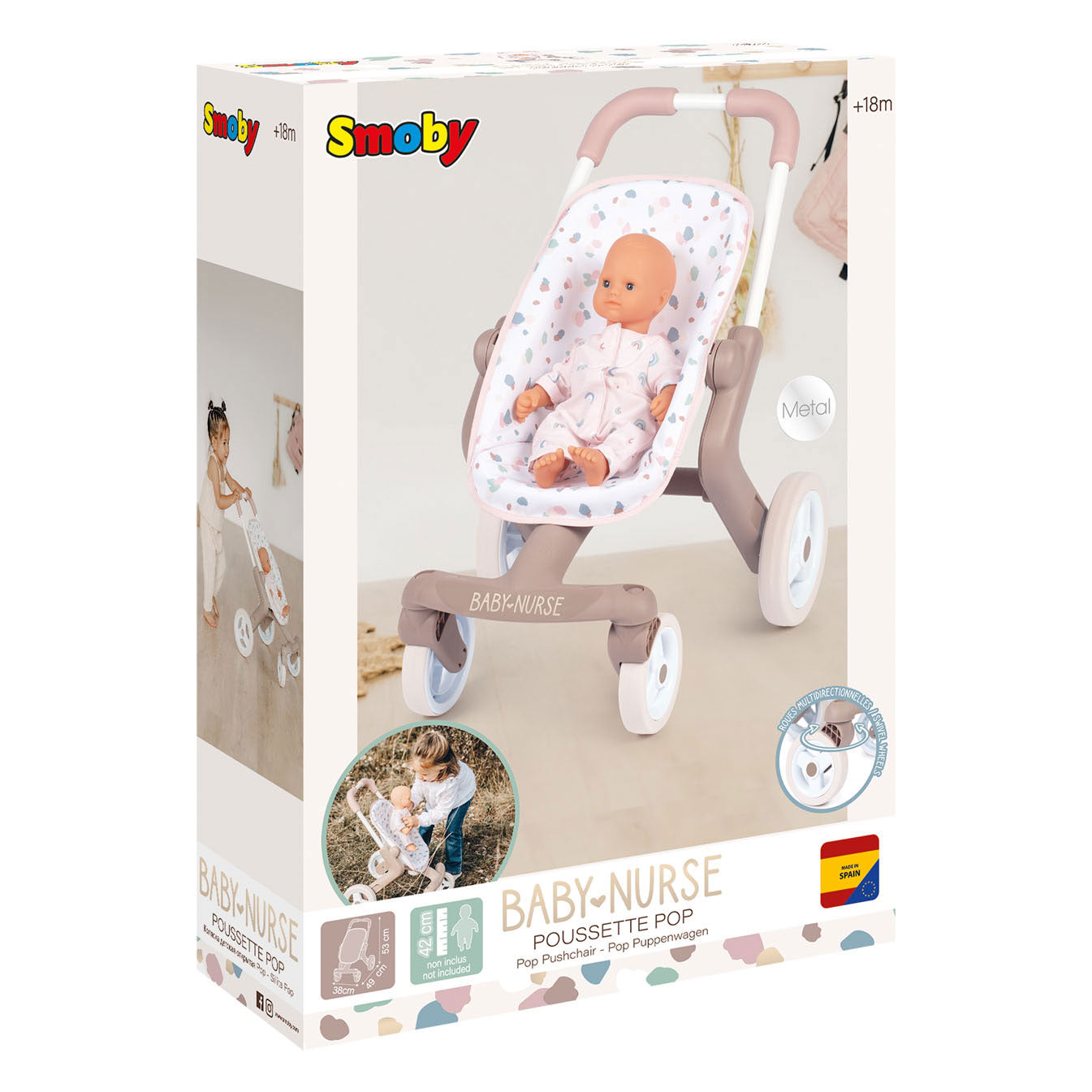 Smoby - Baby Nurse Doll Truck