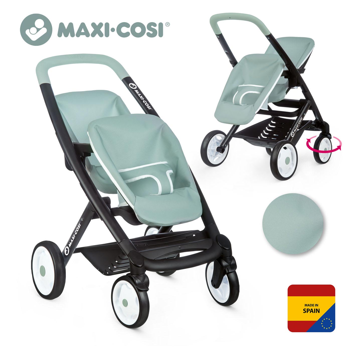 SMOBY - SAGE DE PLAPE MAXI -COSI POUR 2 poupées