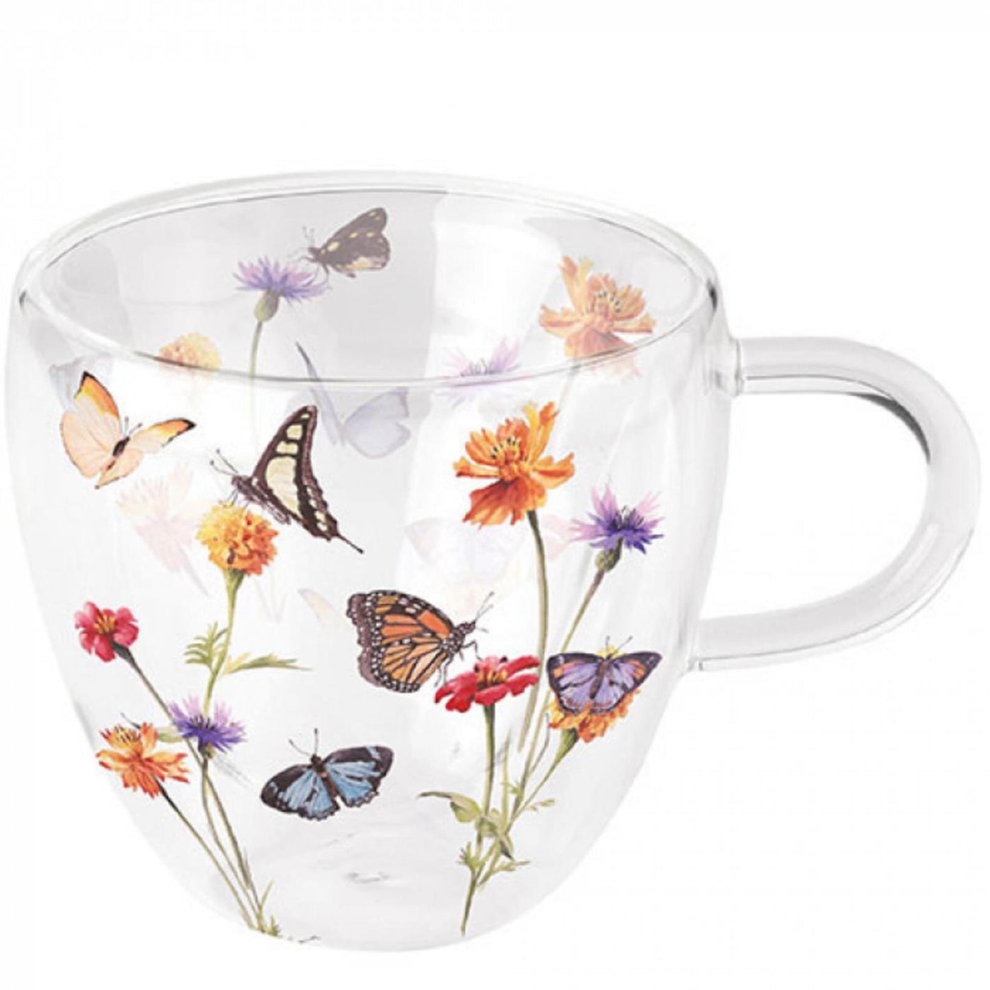 Verre à thé Ambiente double paroi papillon 200ml