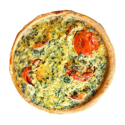 Quiche épinards tomate 11cm. 150gr. a24
